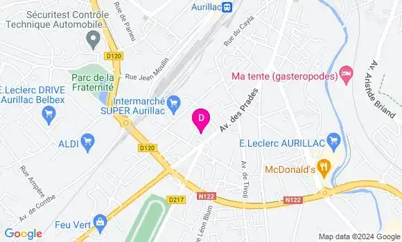 Localisation Virginie Lacaze Geneix
