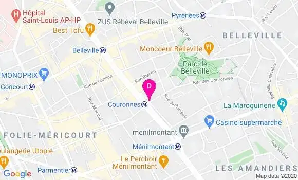 Localisation Saoussen Hamitouche