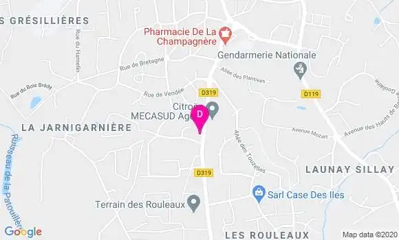 Localisation Faustine Pinelli