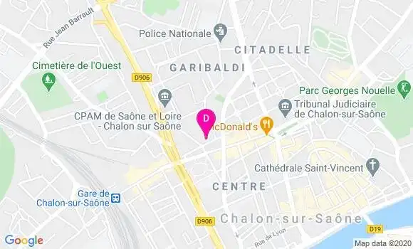 Localisation Caroline Labe Maziere