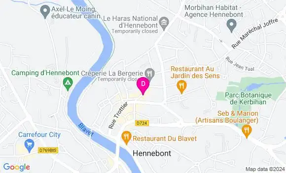 Localisation Pauline Canivet