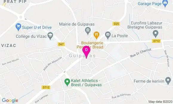 Localisation Yann Briere