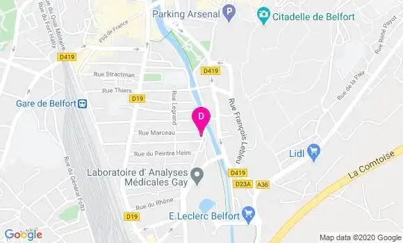 Localisation Ghislaine Dridou