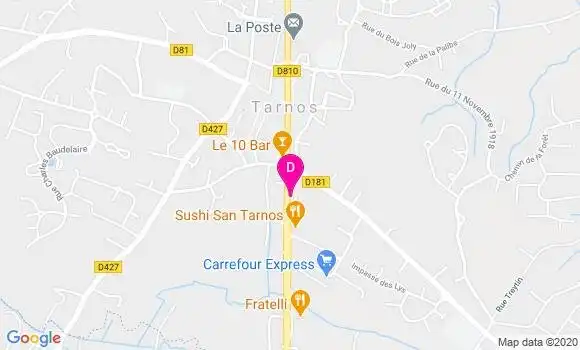 Localisation Franck Labadille