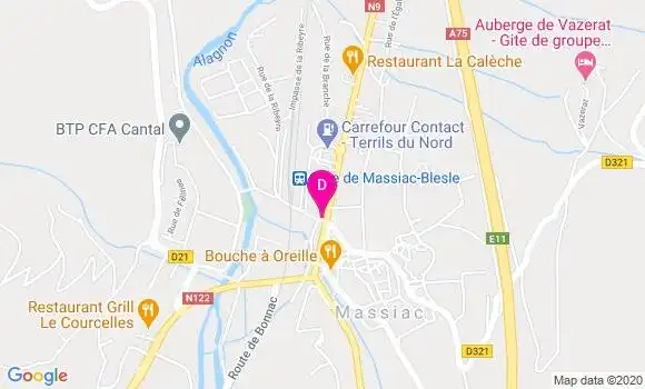 Localisation Adrien Sabau