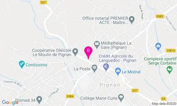 Localisation Julie Pellegrin