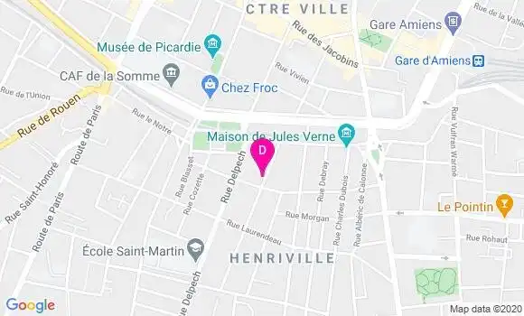 Localisation Anne Marie Duhameaux