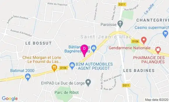 Localisation Claire Fauveau Siadoux