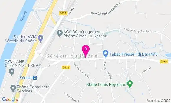 Localisation Sebastien Chevalier