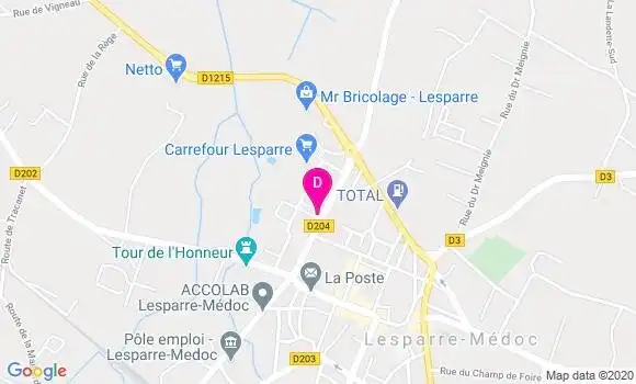 Localisation Jean Pierre Gourmaud