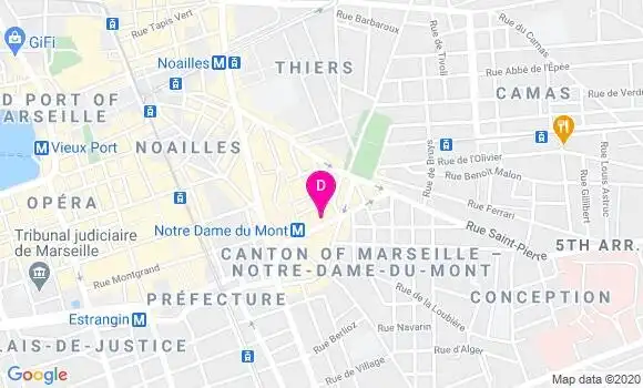 Localisation Marline Garcia
