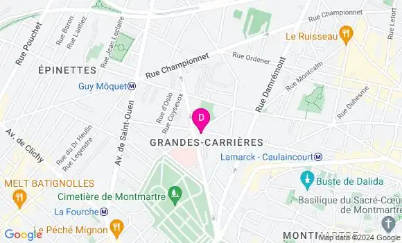 Localisation Pauline Etievant