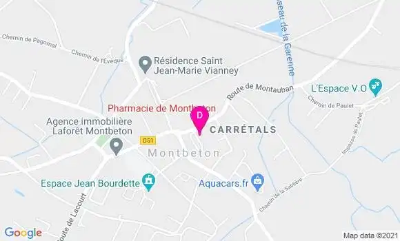 Localisation Claire Gauthier