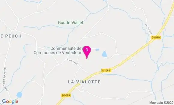 Localisation Anne Vignal Paillassou