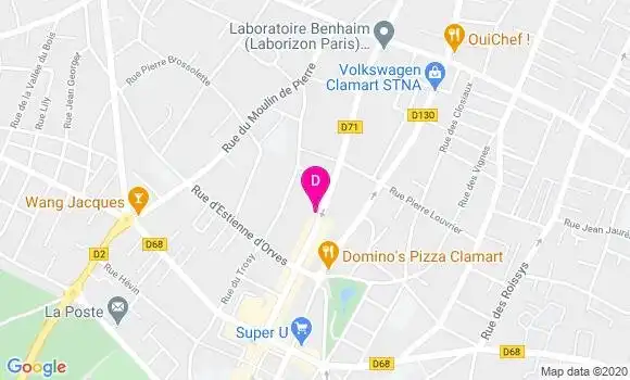 Localisation Julie Cousseau Barthelemy