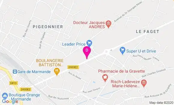 Localisation Pierre Sartre