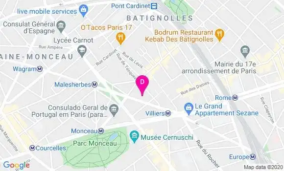 Localisation Arnaud Odend Hal
