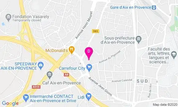 Localisation Emmanuelle Rumani