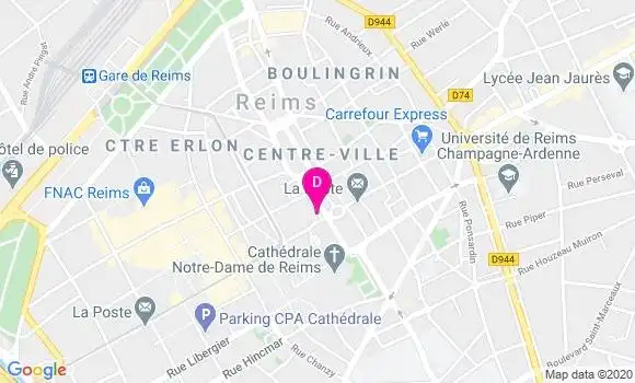 Localisation Sarah Pomart