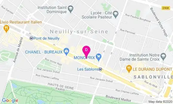 Localisation Martine Azoulai Adrai