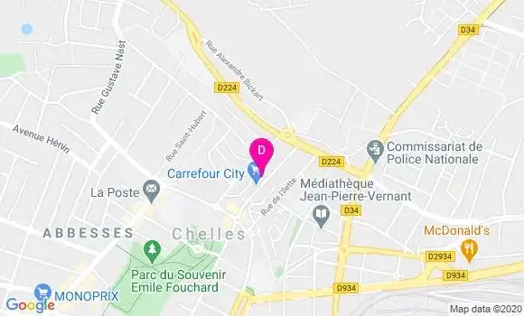 Localisation Andre Darty