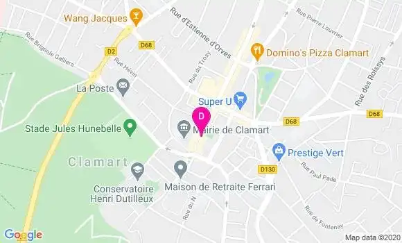 Localisation Dorothee Caron