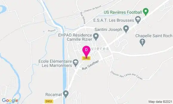 Localisation Philippe Matrat