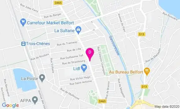 Localisation Valerie Anne Dimet