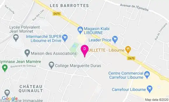 Localisation Lucile Gouit