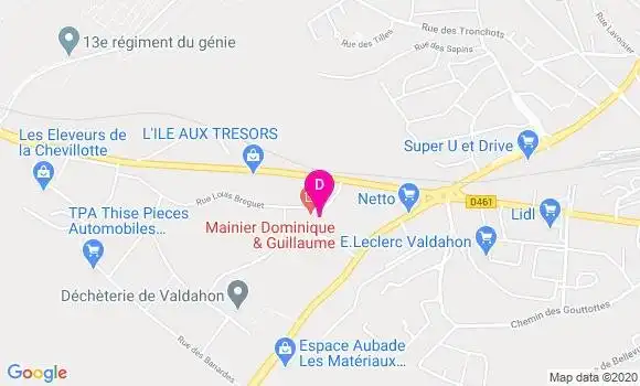 Localisation Guillaume Mainier