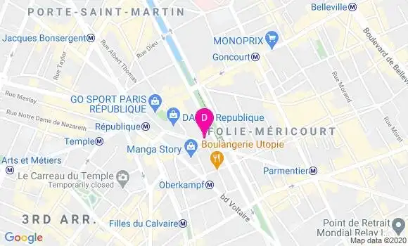 Localisation Clotilde Rosilio