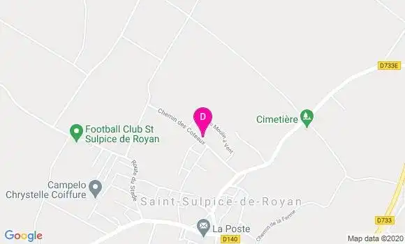 Localisation Emmanuelle Thibaudeau