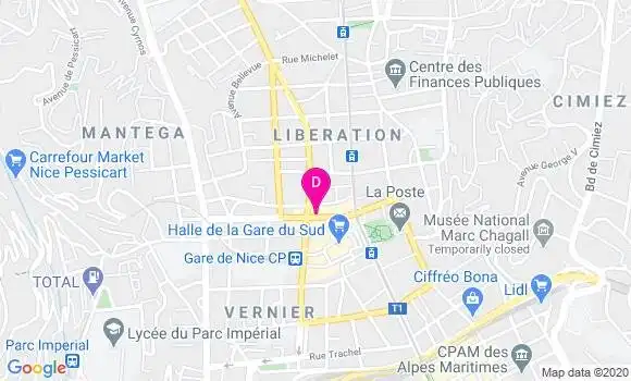 Localisation Agnes Galmiche