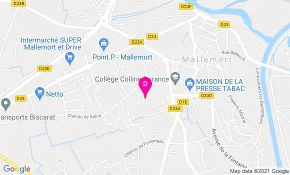 Localisation Carole Fretigny