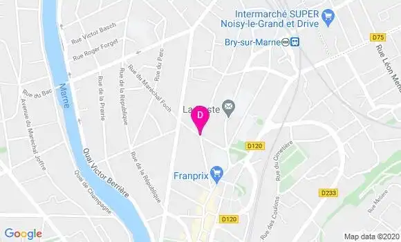 Localisation Muriel Barre