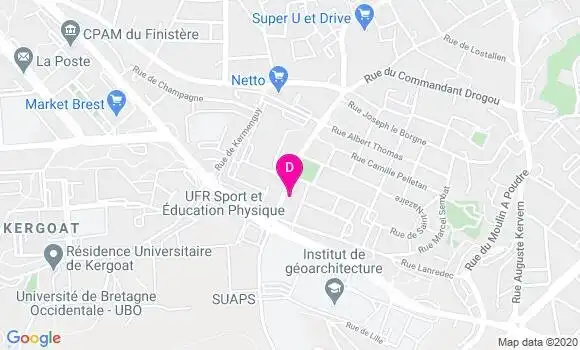 Localisation Fabrice Le Gall