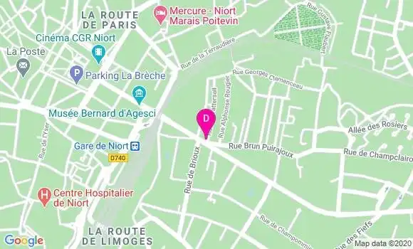 Localisation Thomas Vaillier