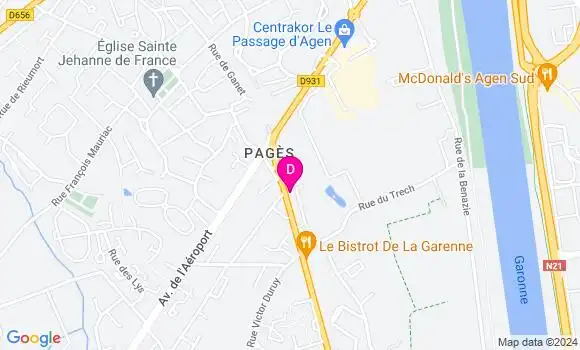 Localisation Clémentine Bordas