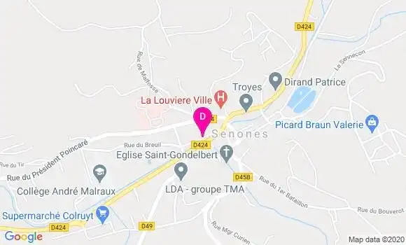 Localisation Patricia Hueber Tardot