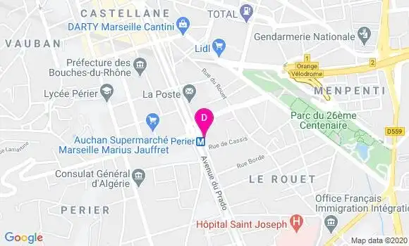 Localisation Jean Pierre Gardella
