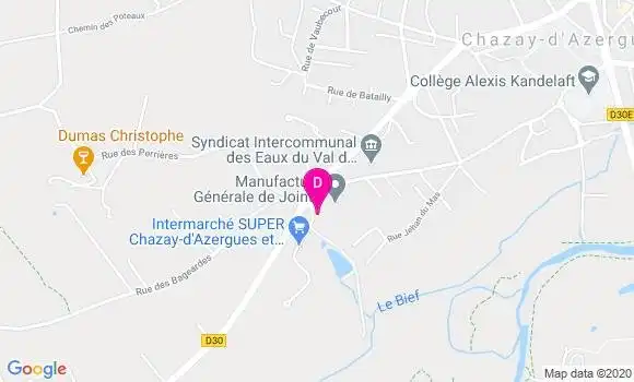 Localisation Aymeric Berticat