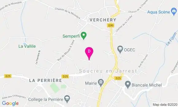 Localisation Fanny Franchart