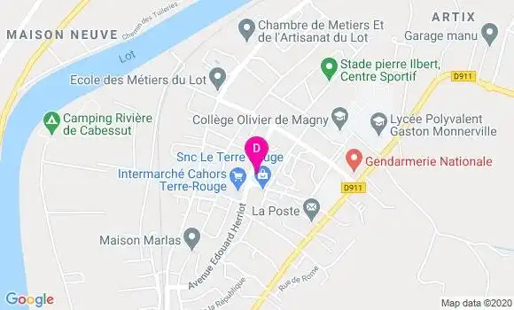 Localisation Yannick Compagnon