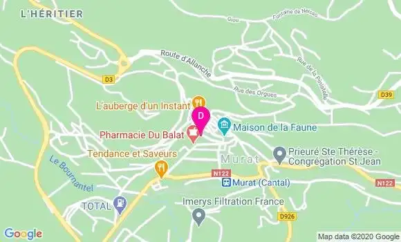 Localisation Nathalie Amilhaud Bonhoure