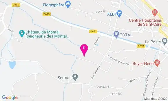 Localisation Marie Agnes Bouchetoux