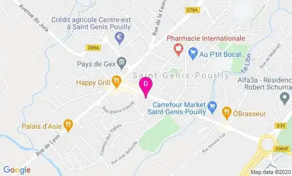 Localisation Nina Constantin