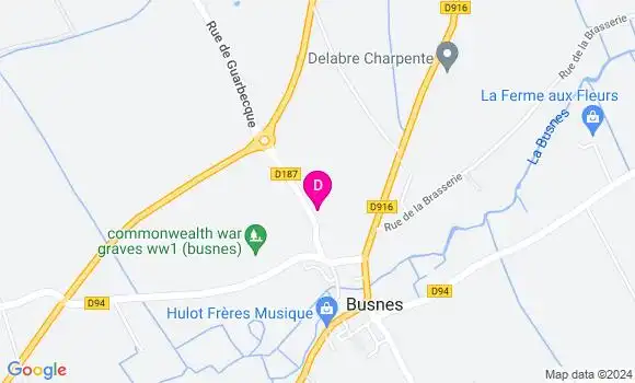 Localisation Orianne Caron