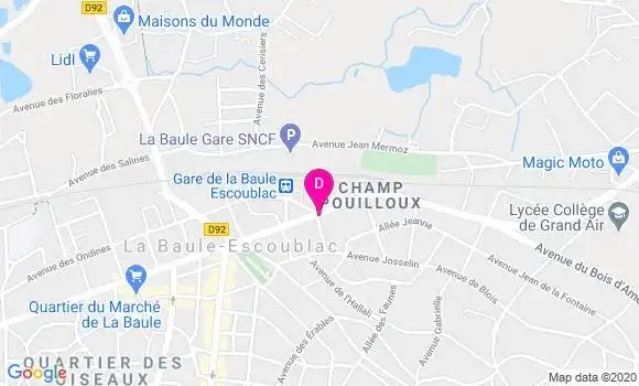 Localisation Nadine Thibault