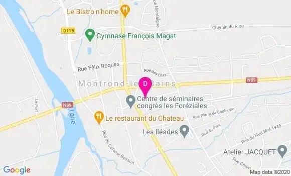 Localisation Franck Bourcet
