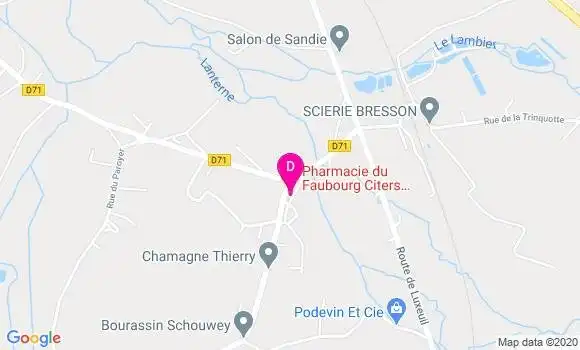 Localisation Diane Vanscoor